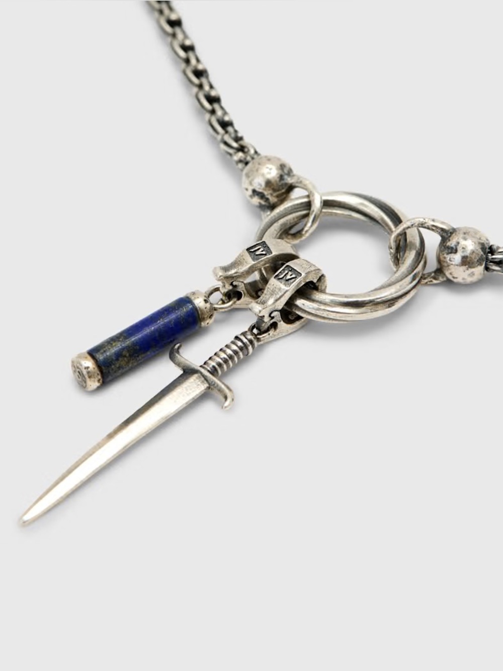 $1698 Brand New John Varvatos TWIST DAGGER NECKLACE
